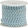 2mm Polyester Lijn op Rol 30m Wit-Blauw