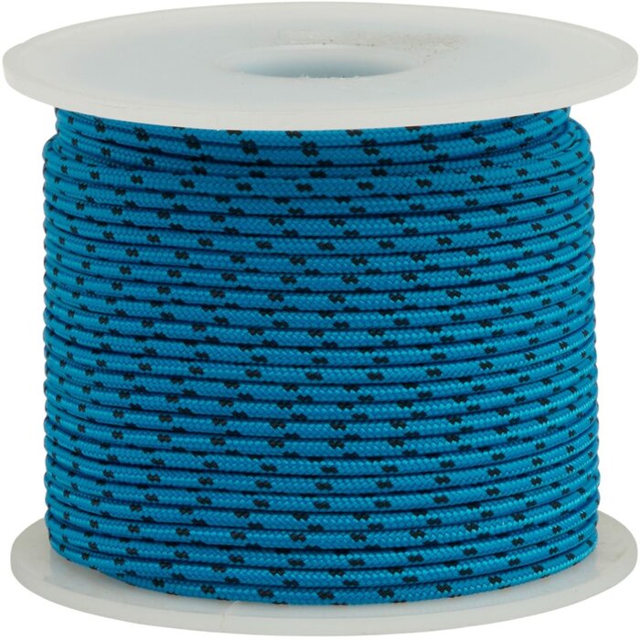 2mm x 30m Mini Spool Polyester Rope Blue-Black
