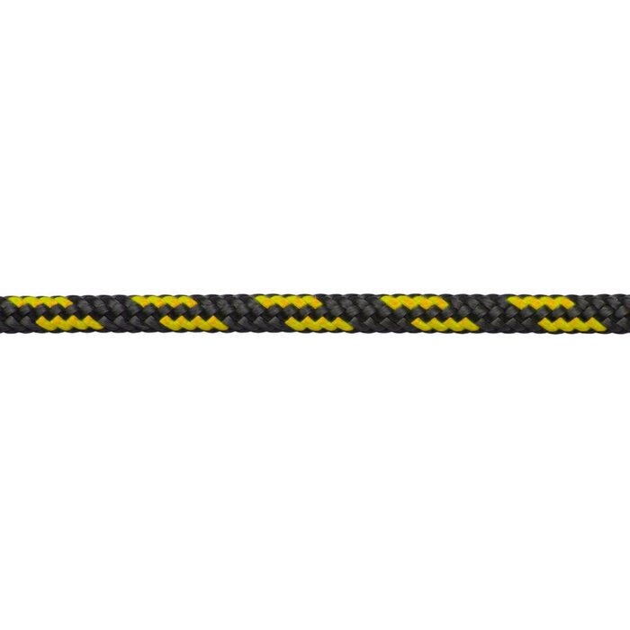 5mm UHMWPE Rope Double Braided 900kg Black-Yellow