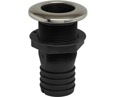 Through Hull Fitting 2" Nylon & SS316