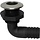 Huiddoorvoer 90 graden 32mm Nylon & RVS316