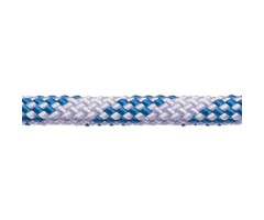 12mm Polyester Rope Double Braided White-Blue