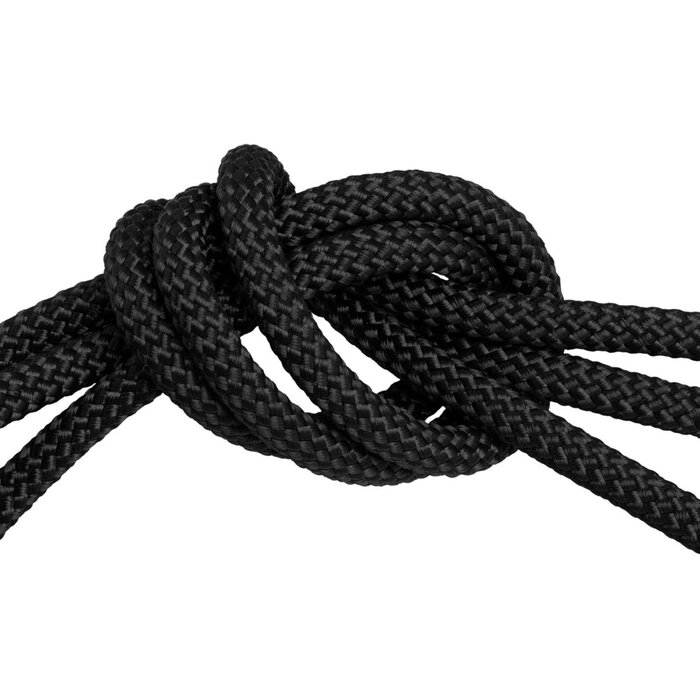 10mm Double Braid Polyester Lijn Zwart
