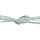 3mm 16-Strand Polyester Rope White-Blue