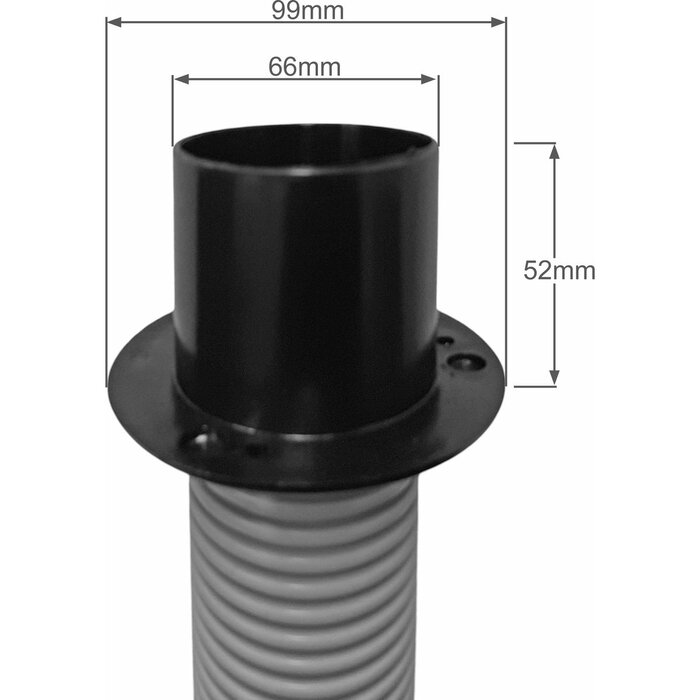 Outboard Motor Cable Sleeve Complete 100cm