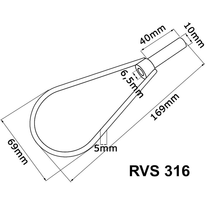 Tacking Stick Trapeze Hook