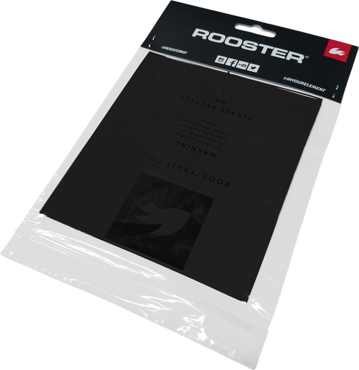 Rooster Aquafleece reparatie set zwart