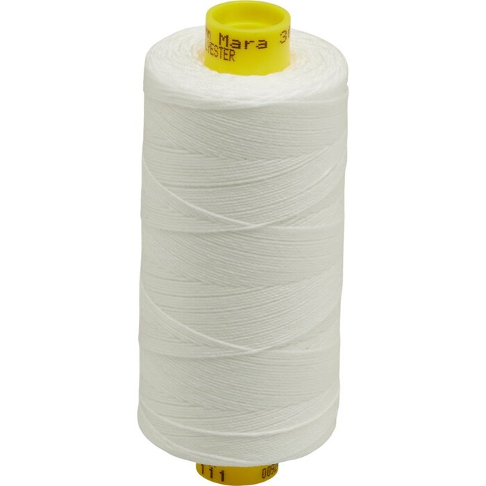 Polyester Zeilgaren Wit NM 110-130