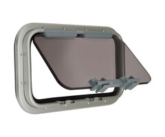 Porthole Rectangular 451x266mm Aluminium