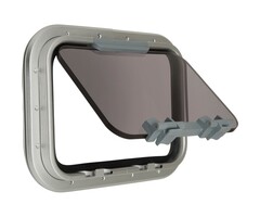 Porthole Rectangular 369 x 273mm Aluminium