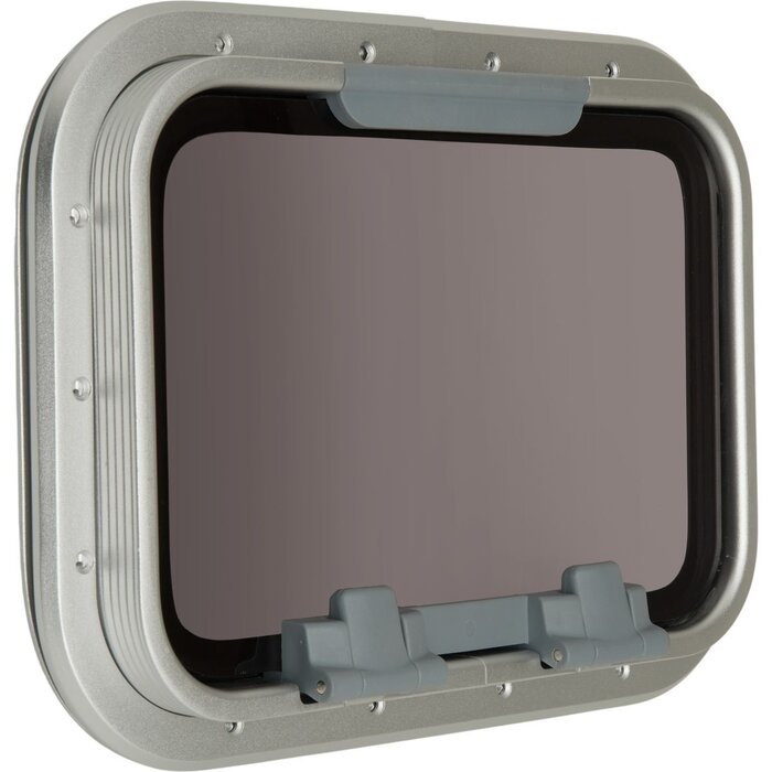 Porthole Rectangular 369 x 273mm Aluminium