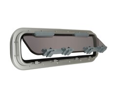 Patrijspoort Aluminium Rechthoekig 649x193mm