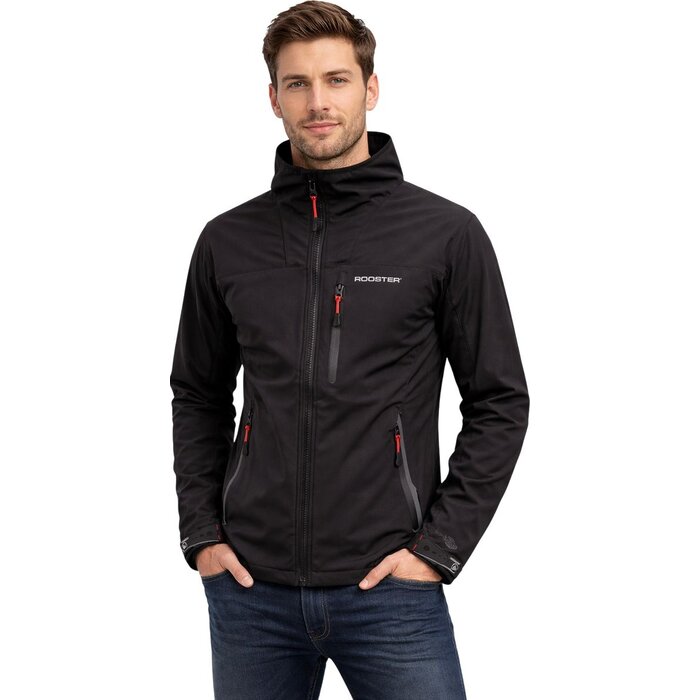 Rooster Soft Shell Jacket Zwart