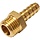 Hose Barb 1/4" to 8mm Brass