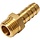 Hose Barb 1/4" to 12mm Brass