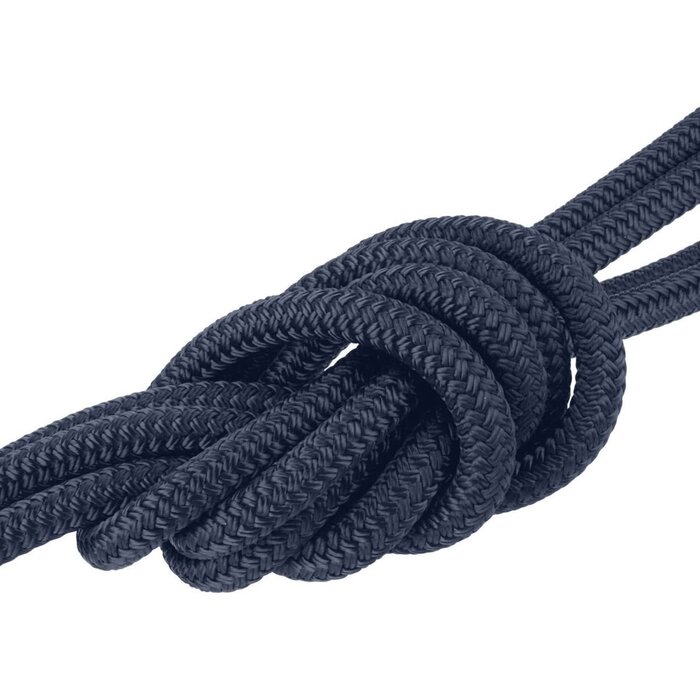 8mm Landvast & Ankerlijn Double Braided Navy