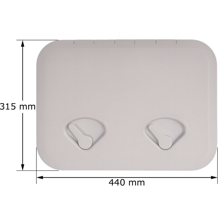Inspectieluik 440x315mm Wit
