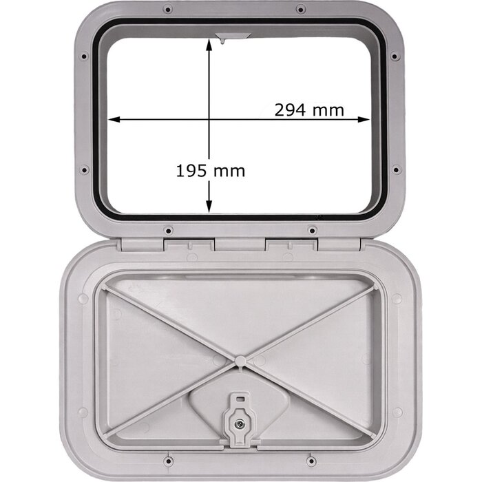 Inspectieluik 378x272mm Wit