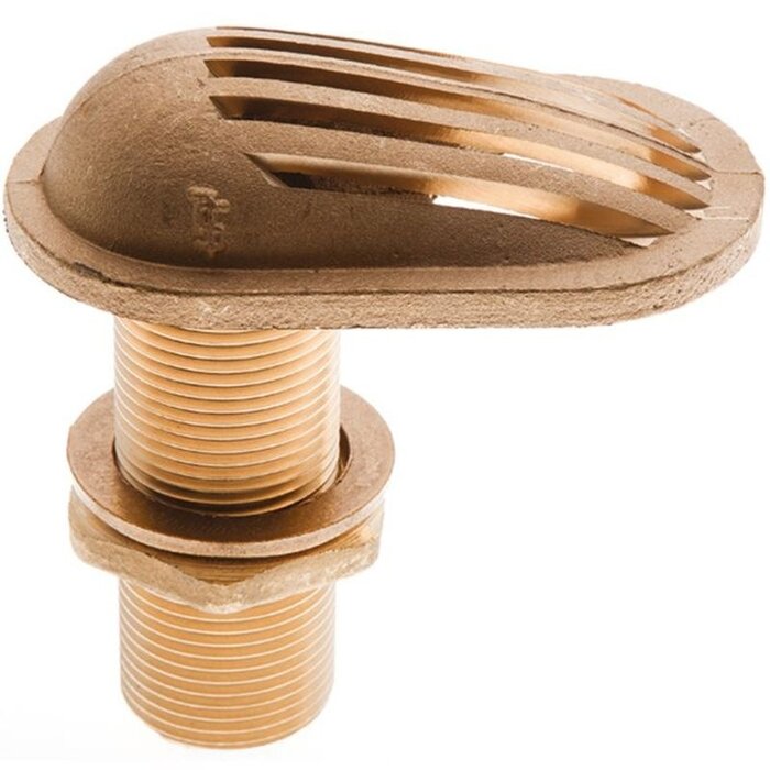 Thru Hull Intake Strainer 1" 1/4 Brass