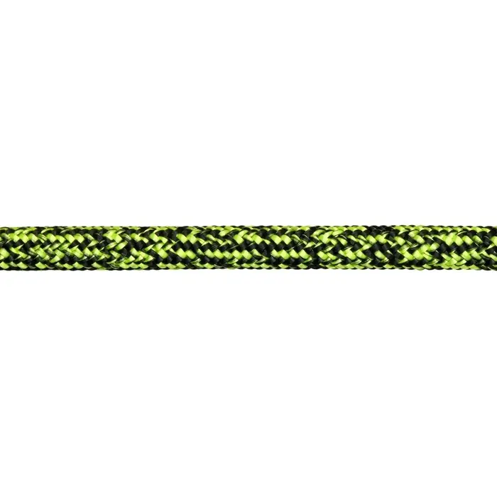 10mm x 50m UHMWPE Rope Double Braided 3100kg Black-Yellow