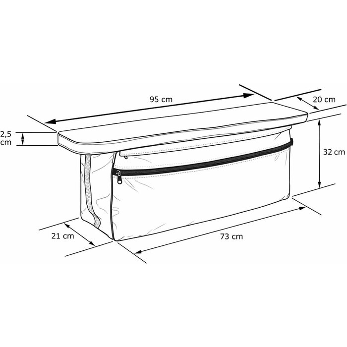 Inflatable Boat Seat Bag 95x20cm