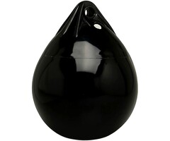 Round Boat Fender 29x22cm Black