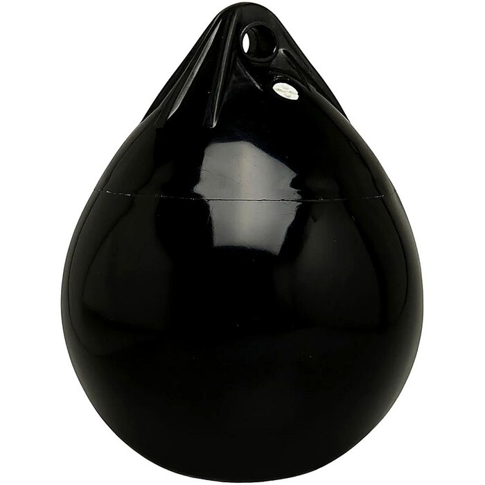 Round Boat Fender 29x22cm Black