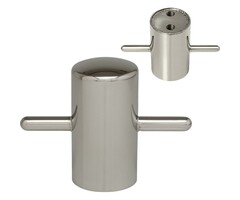 Rvs Bolder Boot 70mm met Binnendraad