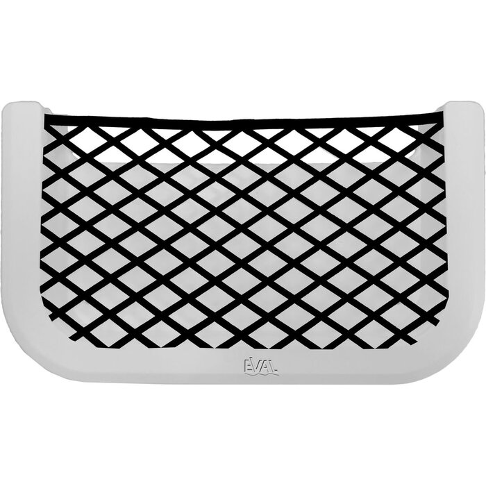 Opbergnet met Kleefstrip 258x121x29mm Wit