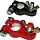 Marine Battery Clamps Set