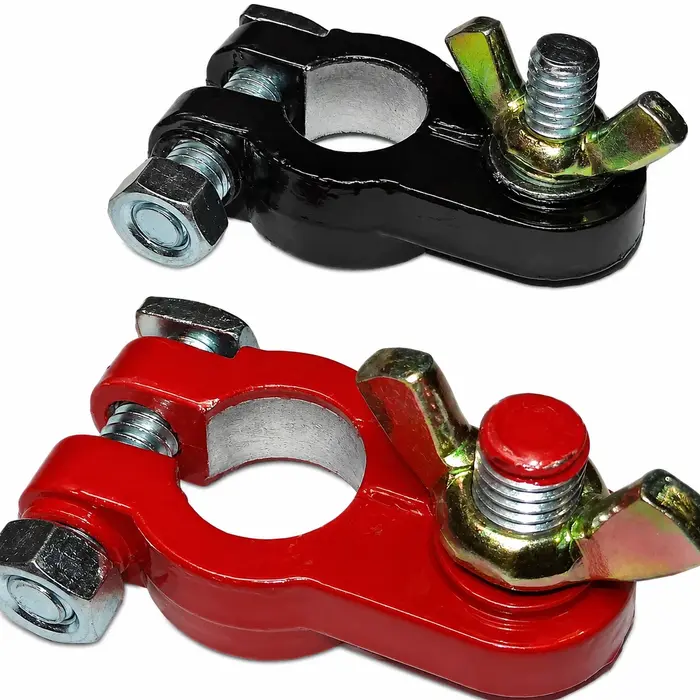 Set Universele Rechte Accuklemmen
