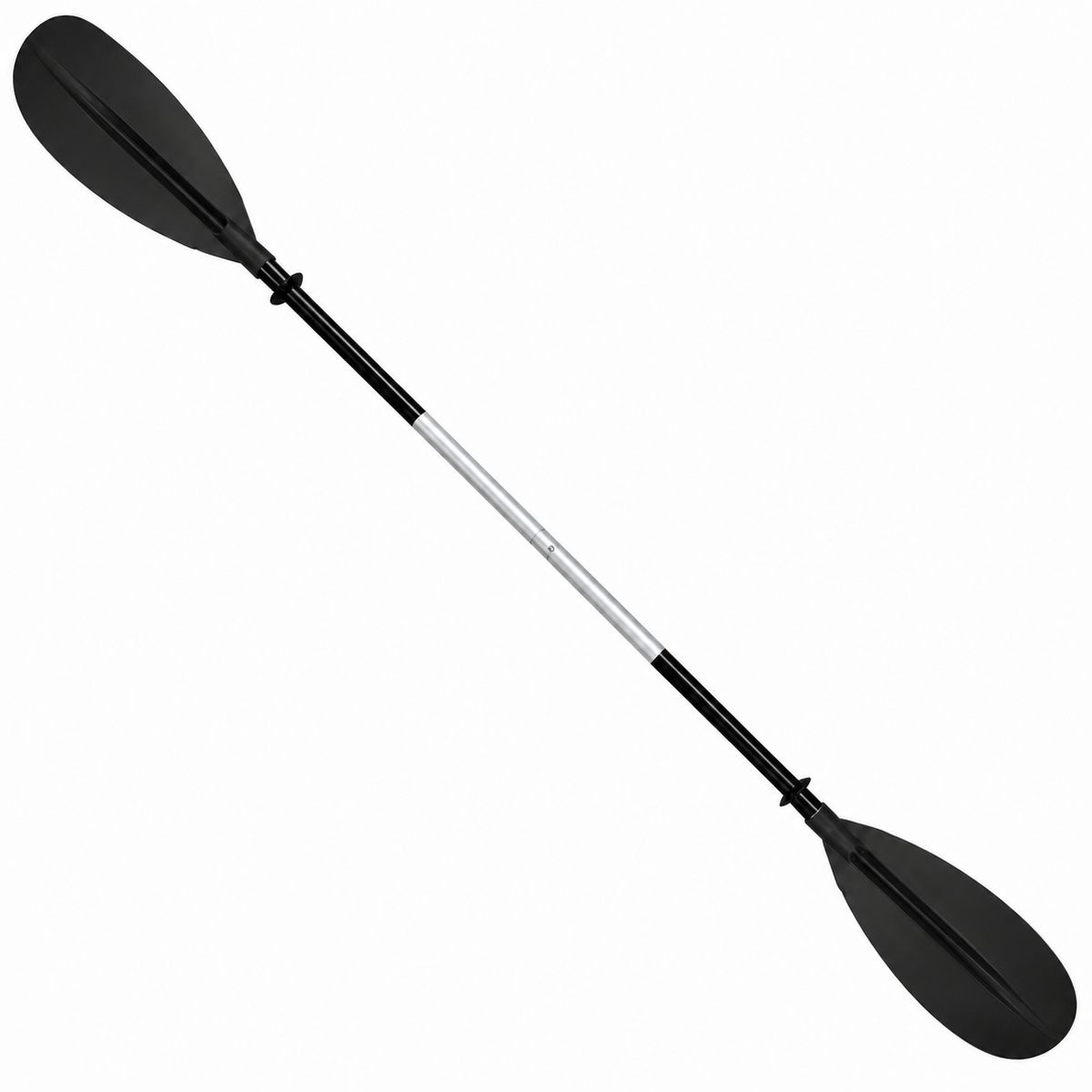 Kajak Peddel 218cm Deelbaar en Verstelbaar Zwart