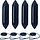 Stootwillen met Lijn 60x14cm set van 4 Navy