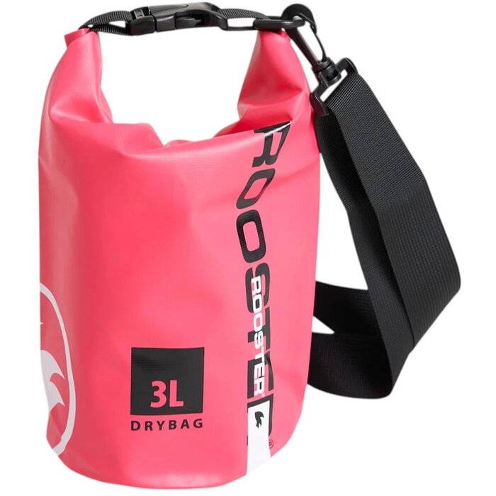 Rooster Roll Top Dry Bag roze 3L
