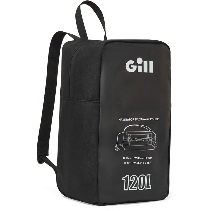 Gill Navigator Packaway Roller Bag Zwart 120L