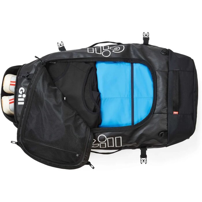 Gill Navigator Packaway Roller Bag Zwart 120L