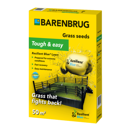 Barenbrug Resilient Blue Lawn 1 kg 50 m2 - Spielrasen - Graszaadselect.com