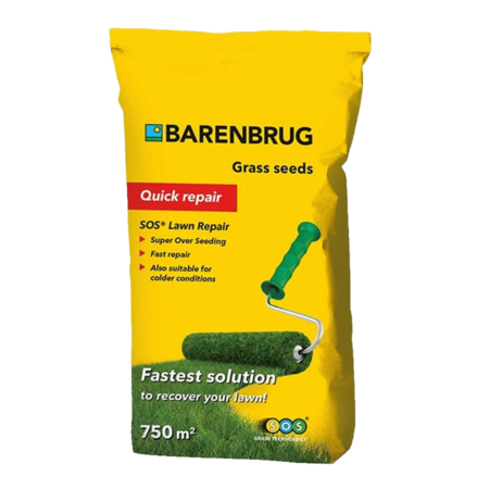 Barenbrug SOS Lawn Repair - Repair grass 15KG 750 m² - Superfast Repair - Graszaadselect.com
