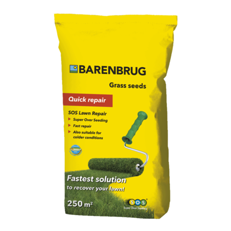 Barenbrug SOS-Rasenreparatur Reparaturgras 1 kg. 30 - 50 m² - Superfast Repair - Graszaadselect.com