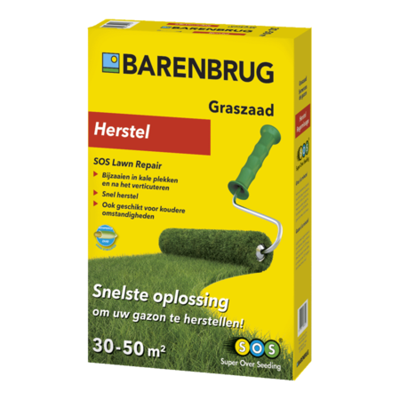 Barenbrug SOS Lawn Repair - Rasenreparatur 15KG 750 m² - Superfast Repair - Graszaadselect.com