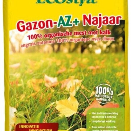 EcoStyle Rasendünger - Herbst 10 kg - 200m2 - Graszaadselect.com