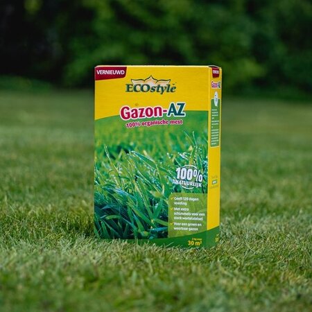 EcoStyle Lawn Fertiliser - AZ+ 2 kg - 30 m2 - Graszaadselect.com