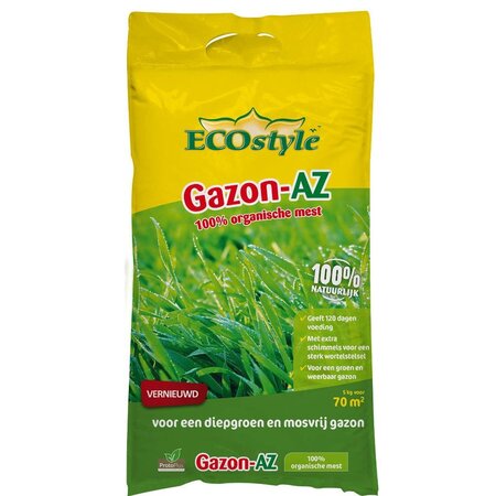 EcoStyle Gazonmest - AZ+ 2 kg - 30 m2 - Graszaadselect.nl