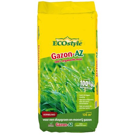 EcoStyle Lawn Fertiliser - AZ+ 2 kg - 30 m2 - Graszaadselect.com
