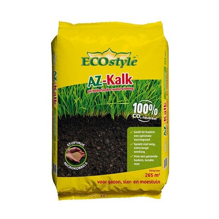 EcoStyle AZ-kalk 5 kg voor 70 m2 - Voor Zure Bodem Verbeteren - Graszaadselect.nl