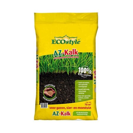 AzStyle AZ Lime 10 Kg - 100 M2 - For Better Acidity - Graszaadselect.com