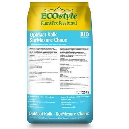 EcoStyle Benutzerdefinierte Kalk 20 kg - Professionell - Graszaadselect.com