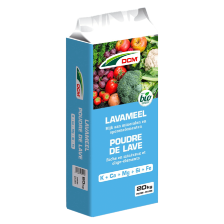 DCM Lava meal Powder 20 kg 100 m2 - For A Fertile Soil - Grasaadselect.com