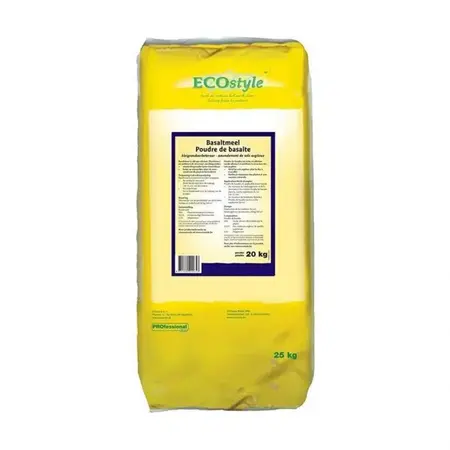 EcoStyle Basalt meal - Lavagold 20 kg 100 m2 - Clay soil improver - Graszaadselect.nl