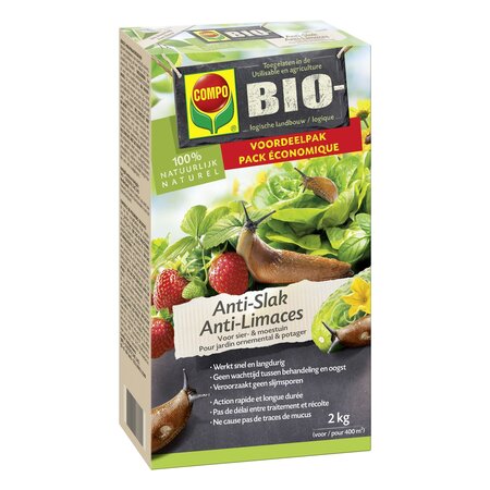 Compo BIO Anti-Slug 2 kg - Control Against Slugs In Garden And Kitchen Garden - Graszaadselect.com